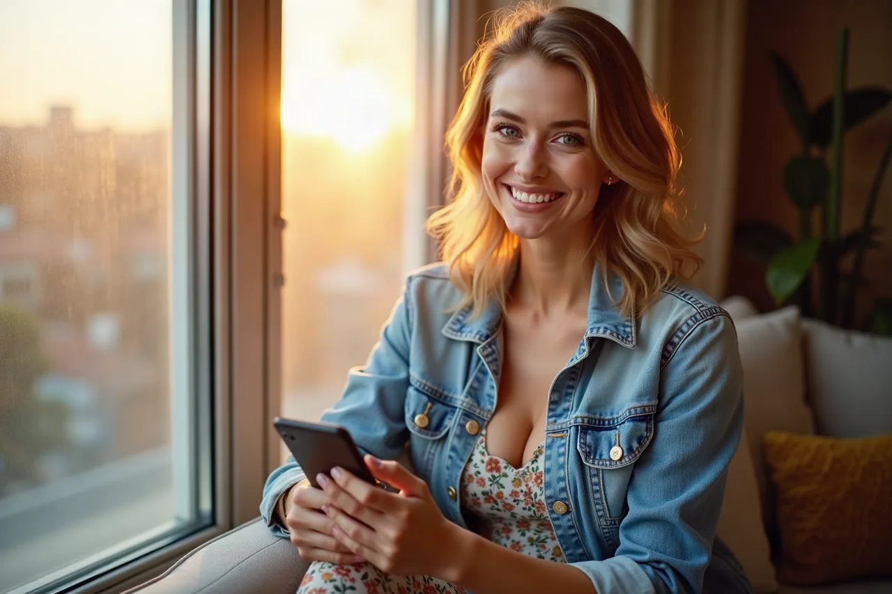 Uncensored AI Chatbot Meaning and Limits — woman using an AI companion app