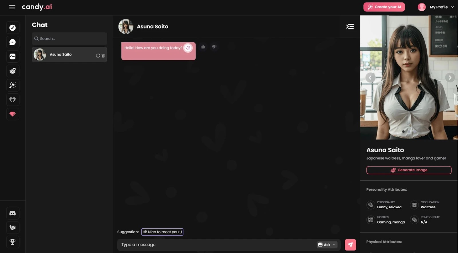 Candy AI screenshot